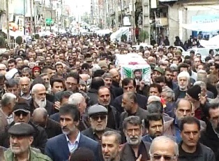 تشیعع وخاکسباری جانبازی با 11 بار مجروحیت در بهشهر