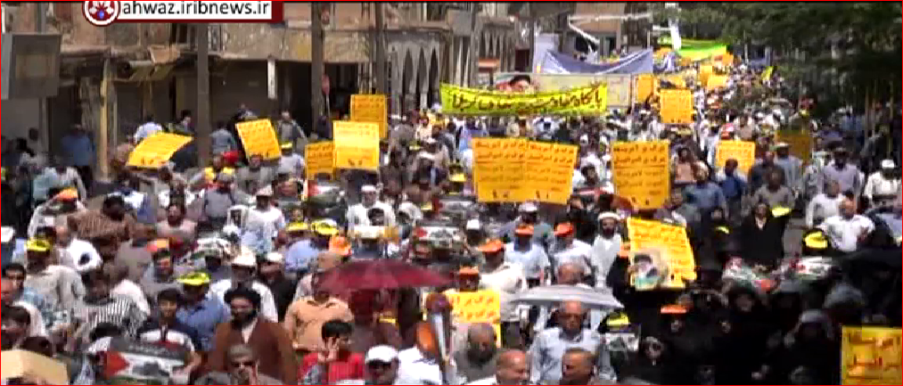 دعوت شخصیت ها و استاندار خوزستان به شرکت مردم در راهپیمایی روز قدس