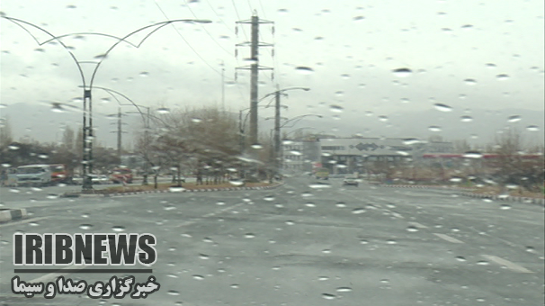 بارش باران پاییزی ، زنجان