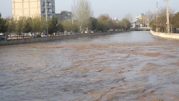 افزایش حجم آب رودخانه های ملکان