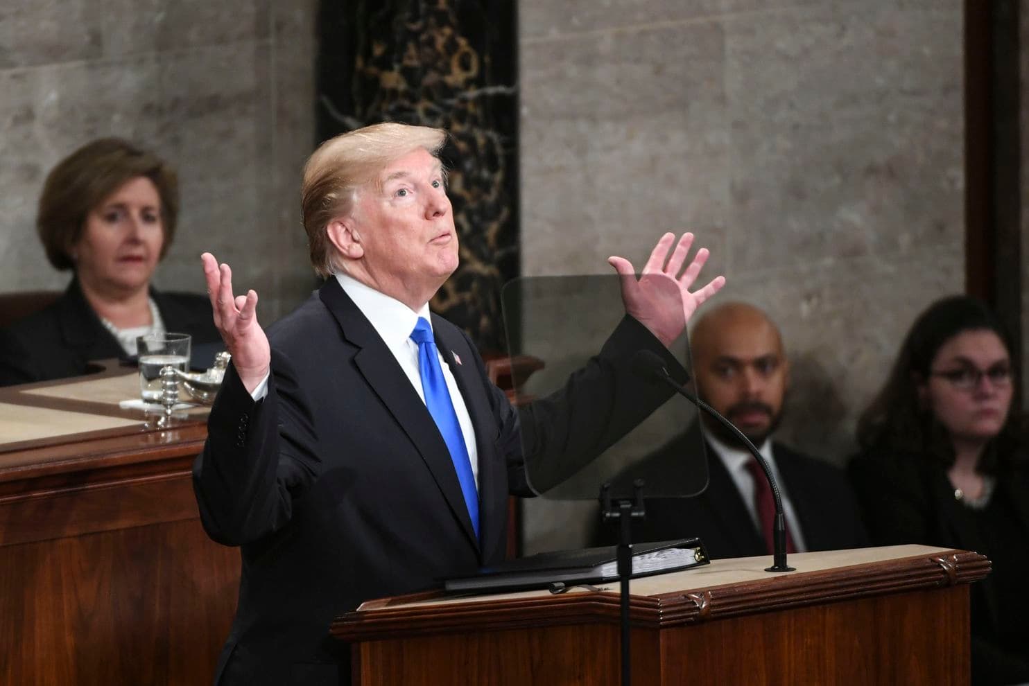 فضای تنش آلود در سخنرانی سالانه ترامپ