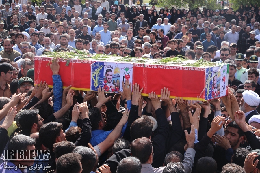 تشییع هفتمین شهید مدافع حرم فسا تشییع هفتمین شهید مدافع حرم فسا