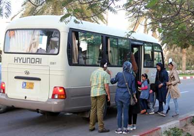 خدمات دهی ناوگان مینی بوسرانی کیش در ۲۲ بهمن