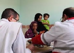 معاینه و تأمین داروی رایگان بیماران در مناطق  سیستان و بلوچستان