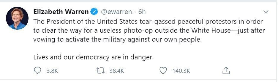 تشدید خشونت پلیس آمریکا همزمان با سخنرانی ترامپ