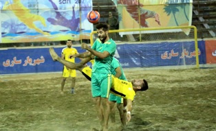آغاز رقابت‌های لیگ برتر فوتبال ساحلی