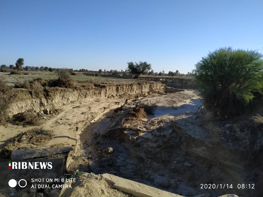 فرسایش خندقی خاک یکی از عوامل مهم در تخریب اراضی کشاورزی جنوب سیستان وبلوچستان