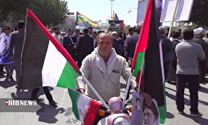 جلوه‌هایی از حضور  بوشهری‌ها در راهپیمایی روز قدس