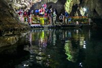بازدید بیش از ۶۱ هزار گردشگر از غار آبی سهولان مهاباد