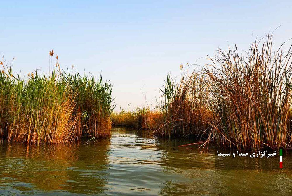  تبخیر آب در تالاب های خوزستان شدت گرفته است