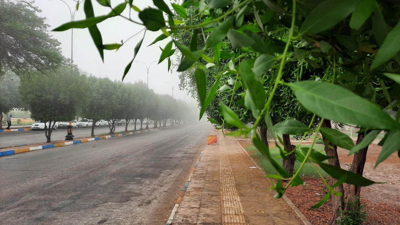 افزایش رطوبت هوا در آبادان و خرمشهر افزایش رطوبت هوا در آبادان و خرمشهر