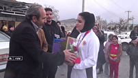 استقبال از قهرمان مسابقات جهانی رزمی ترکیبی در نهاوند