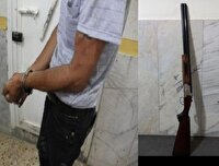 دستبند قانون بر دستان عامل ۴۱ ساله تیراندازی در لنگرود