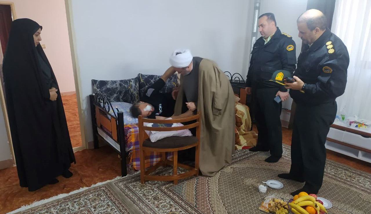 دیدار با جانباز کیاشهری که در اغتشاشات اخیر جانباز شد