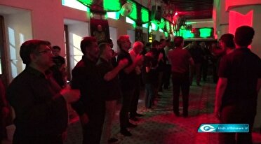 برپایی مجلس عزای امام حسین (ع) در مسجد امیرالمومنین کیش
