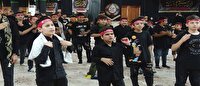 تجدید بیعت نوجوانان زنجانی با شهید کربلا