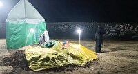 برپایی نمایشگاه عاشورایی در سوگ آفتاب مهربانی در آزادشهر
