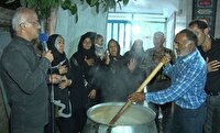 جلوه همبستگی عزاداران حسینی با سنت حلیم پزان در گلستان