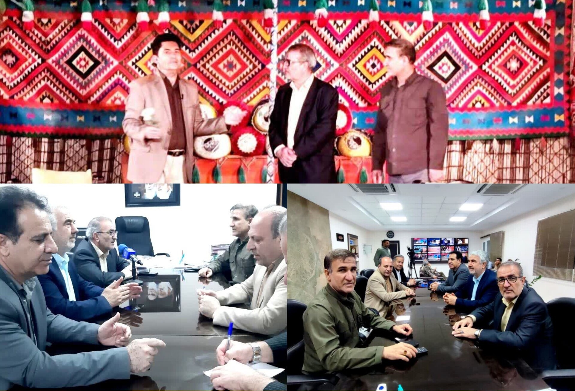 بازدید استاندار کهگیلویه و بویراحمد از صدا و سیمای شبکه دنا