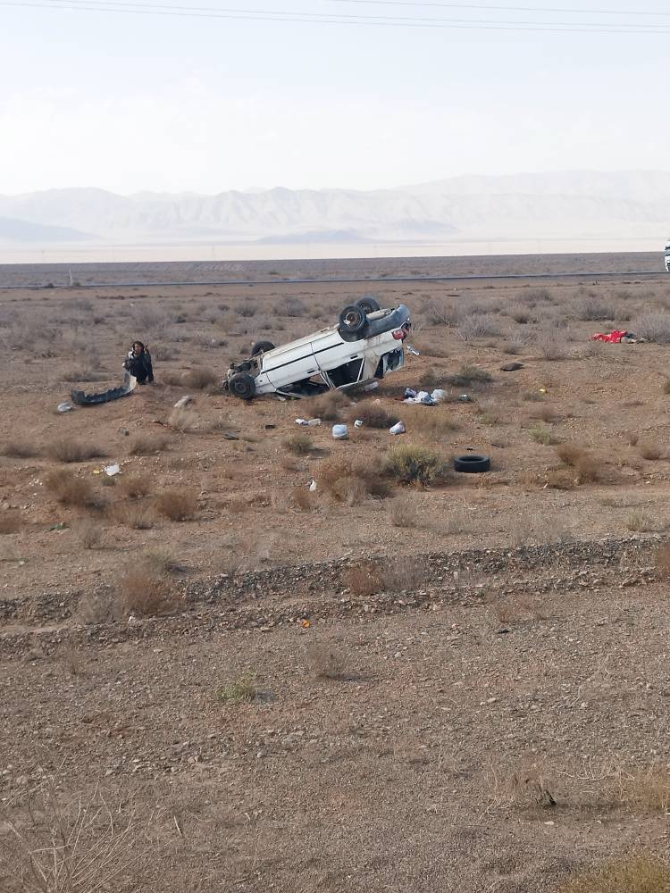 واژگونی مرگبار پراید در سمنان