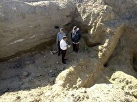 کشف محوطه تاریخی متعلق به قرون میانه دوره اسلامی در گناباد