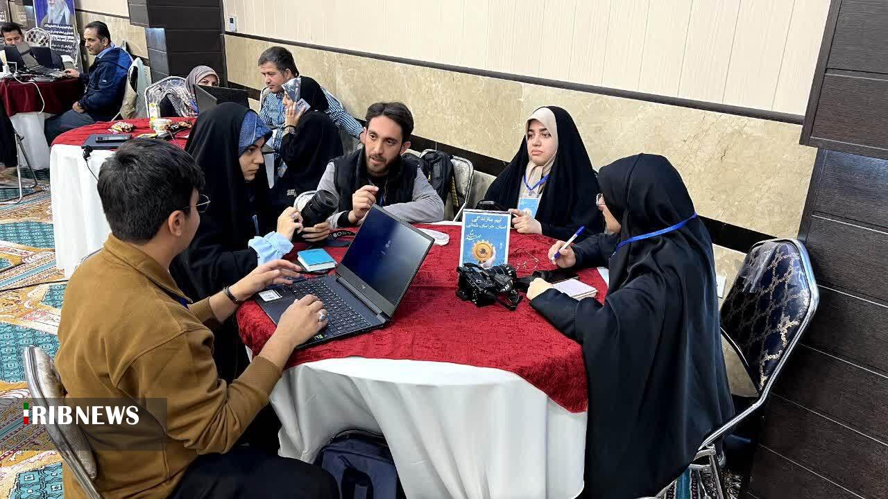 حضور تیم رسانه بسیج سازندگی خراسان‌شمالی در رویداد جام رسانه امید