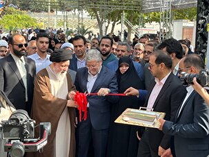 افتتاح بوستان شهربانو بسیج در مشهد
