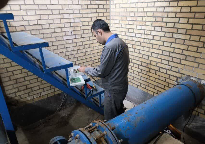 نصب فلومتر در ورودی و خروجی مخازن آب سردشت نصب فلومتر در ورودی و خروجی مخازن آب سردشت