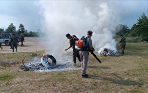 گرامیداشت هفته پدافند غیرعامل در گیلان