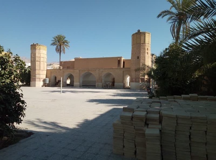 مرمت مسجد تاریخی داراب آغاز شد مرمت مسجد تاریخی داراب آغاز شد