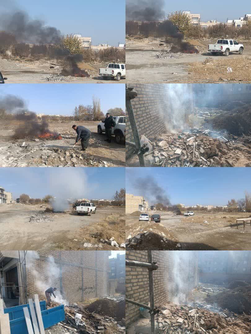 جلوگیری از پسماندسوزی در شهرستان اشنویە
