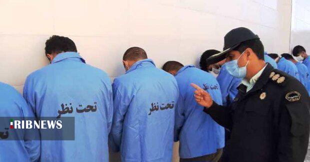 دستگیری ۴۰ سارق و مالخر در بجنورد دستگیری ۴۰ سارق و مالخر در بجنورد